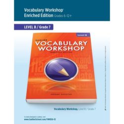 Vocabulary workshop level g unit 7