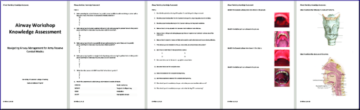 Skills module 3.0 airway management pretest