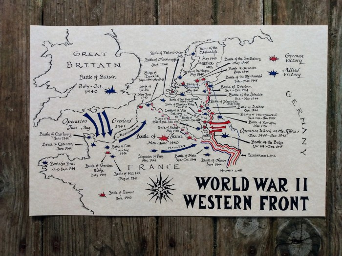 Major battles of ww2 map worksheet