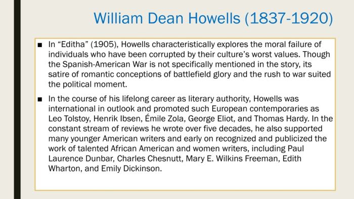 Summary of editha by william dean howells