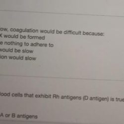 If thrombin levels were low coagulation would be difficult because